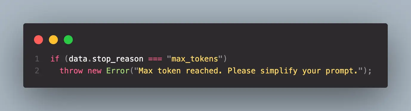 Error Message